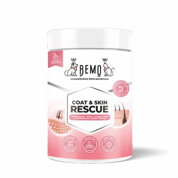 Bemo Coat & Skin Rescue - podpora zdravé kůže a srsti pro psy s alergiemi